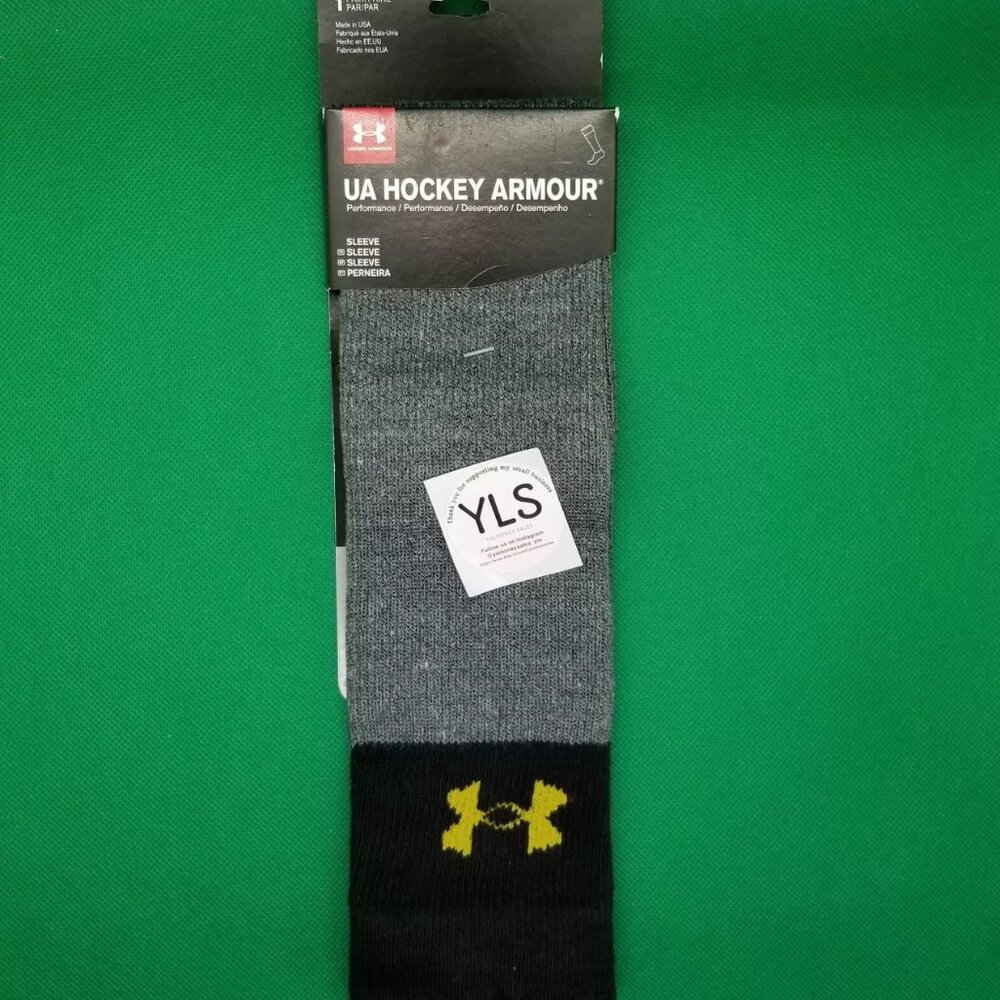 UA HOCKEY ARMOUR PERFORMANCE Leg Sleeves 'Level 4' Adult Medium 4-8.5 Socks